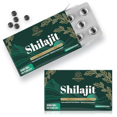 Shilajit tablets bottle labeled 120 count