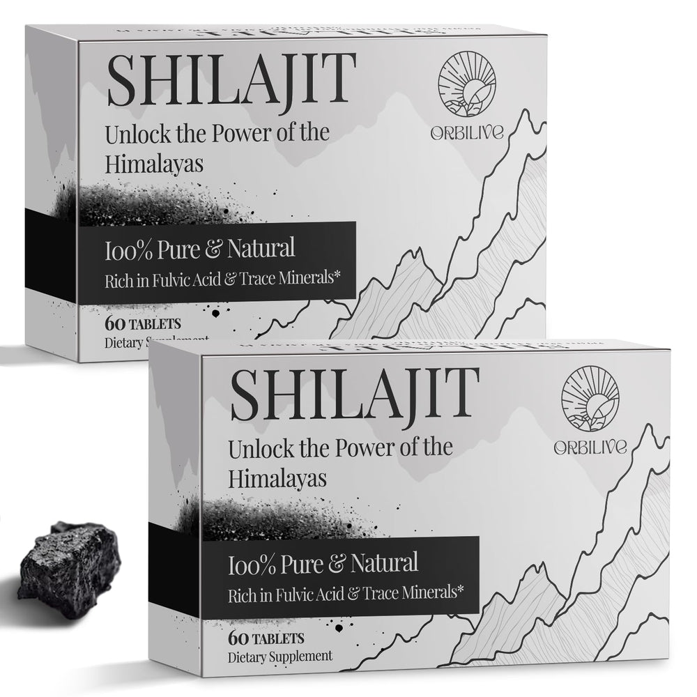 30,000 mg Shilajit tablets in Himalayan organic source