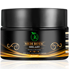 Shilajit resin in glass jar with spoon - 50g