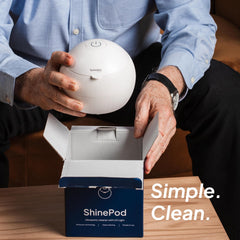 Durable build and user-friendly design of ShinePod Ultrasonic Cleaning Pod