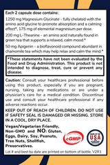Easy-to-swallow magnesium glycinate capsules