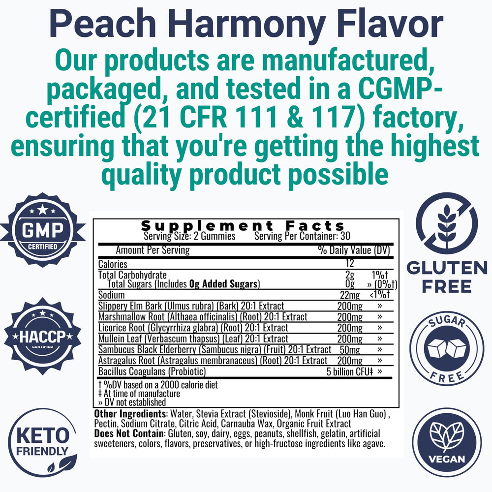 Serving suggestion of two gummies