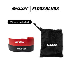 Full length of Shogun Floss Band showing 7 ft length and 2 in width