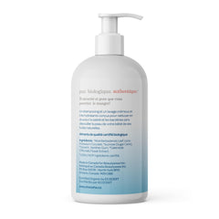 Two-in-one baby wash and shampoo used on baby's skin for gentle cleansing