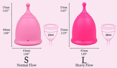 SHORDY cup worn overnight for discreet, long-lasting protection