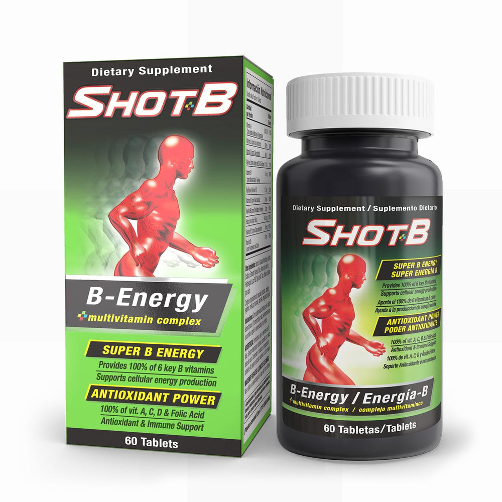 Shot-B Multivitamin Complex bottle front view