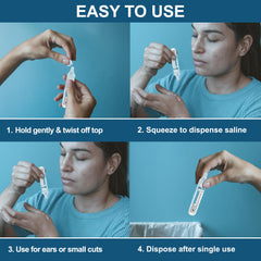 Shusher Care preservative-free ampoules for quick hygienic use anywhere