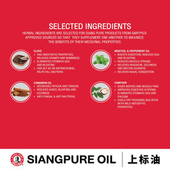 Application of Siang Pure Oil Original Red Formula 25ml