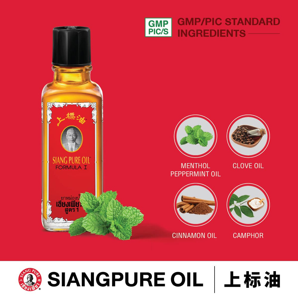 Packaging box for Siang Pure Oil Original Red Formula 25ml