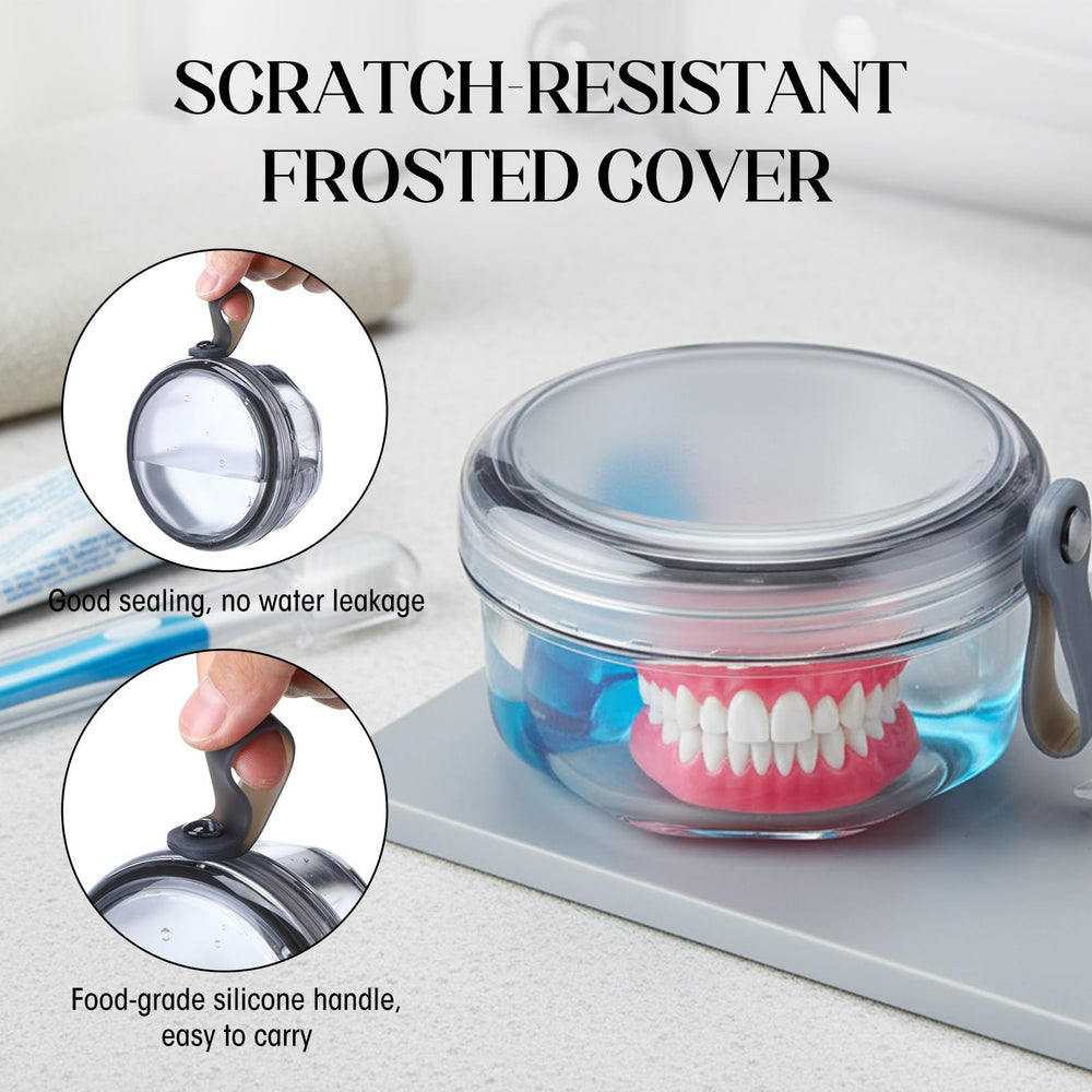 Detachable drain basket for quick drying of dentures