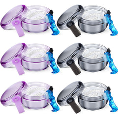 Includes 6 denture cases and 6 cleaning brushes