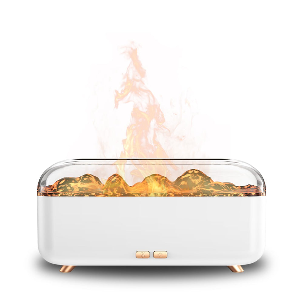 SIHUADON diffuser flame-effect soft glow for a cozy living room ambiance