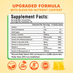 Sijigood Acetyl L-Carnitine Gummies Mango Flavor 120 Count - Packaging on display