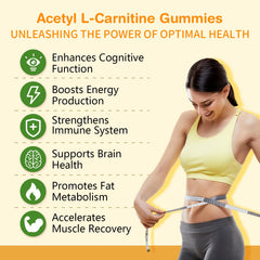 Ingredients panel for Sijigood Acetyl L-Carnitine gummies