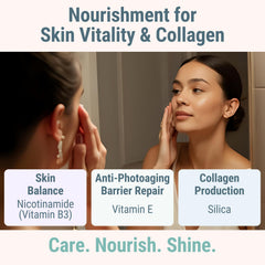 Silica nutrient for skin support