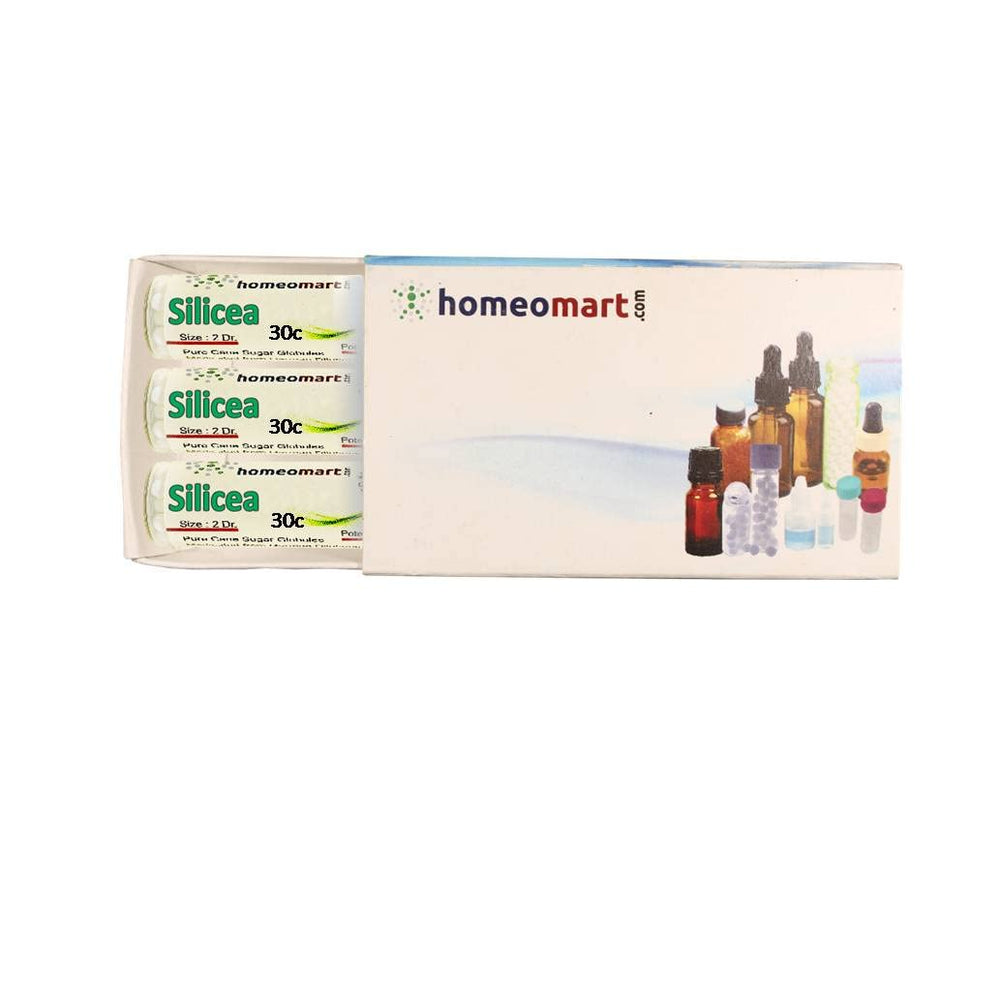 Silicea pellets 30C potency in glass vial – pack of 3