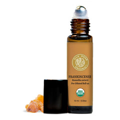 Silk Road Organic Frankincense Carterii roll-on bottle on white background