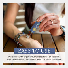 Aromatherapy setup for focus, calming, mindfulness