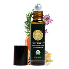Front view of Silk Road Vitality Blend Roll-On bottle, 10 ml