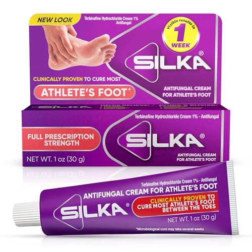 Silka Anti-Fungal Cream tube ready for fast relief from itching and burning.