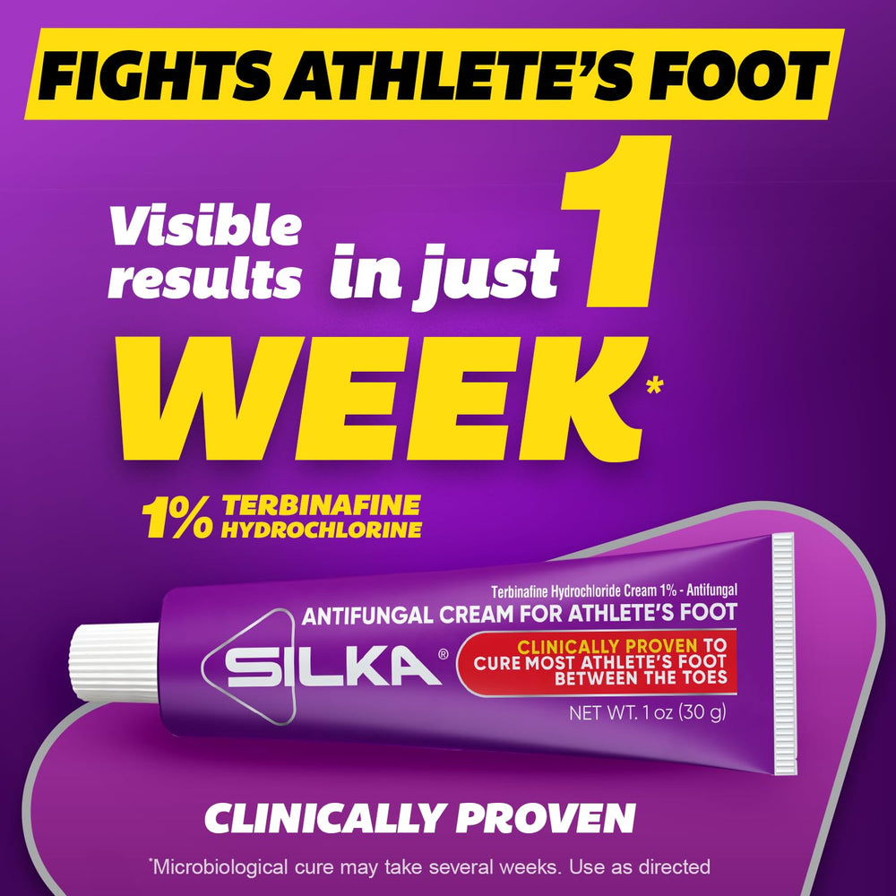 Silka Max Strength Set Packaging reveals a complete antifungal solution in one kit.