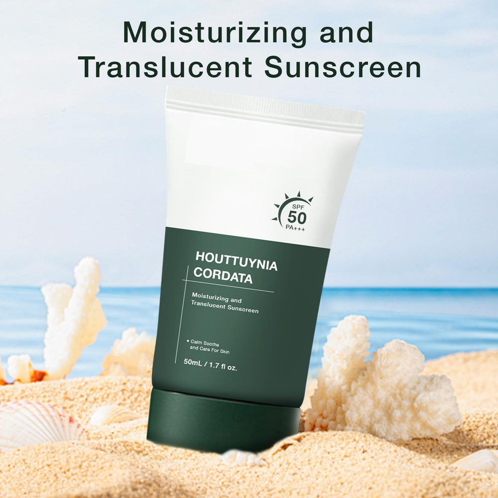 Silky Moisture Sunscreen leaves a light finish suitable for makeup.