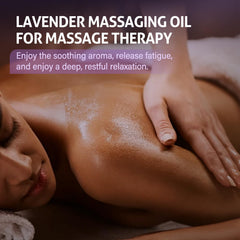 Silky smooth glide of massage oil on skin