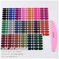 SILPECWEE bubble-free application nail stickers for a smooth finish