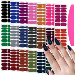 SILPECWEE nail stickers 20-sheets package for easy at-home manicures