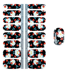 SILPECWEE self-adhesive nail strips application shows easy, mess-free use.