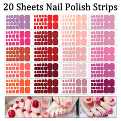 SILPECWEE toe nail stickers color variety demonstrates fashion-forward looks.