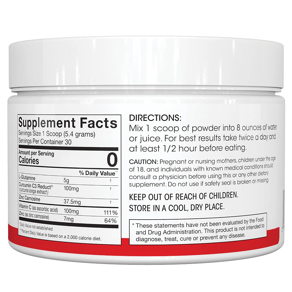 Zinc and Vitamin C (Ascorbic Acid) on packaging