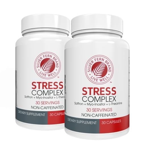 Silver Fern Stress Complex bottle front view