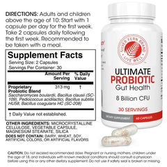 Close-up of probiotic capsules for Silver Fern Probiotic