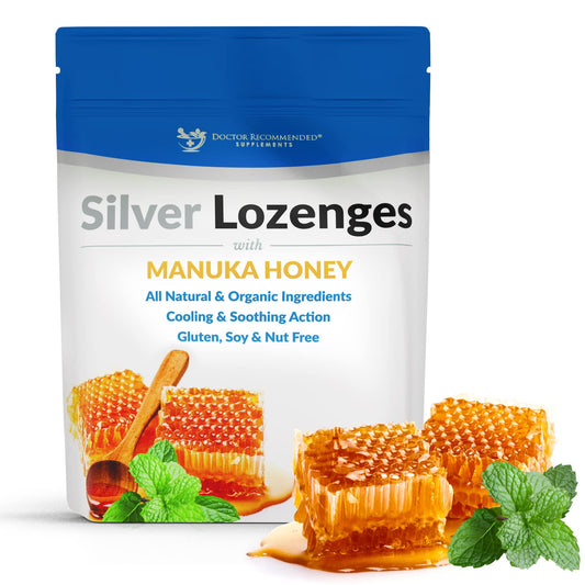 Silver lozenges with Manuka honey and vitamin C – 24 lozenges package