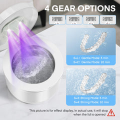 Device displaying S=1 Gentle Clean mode