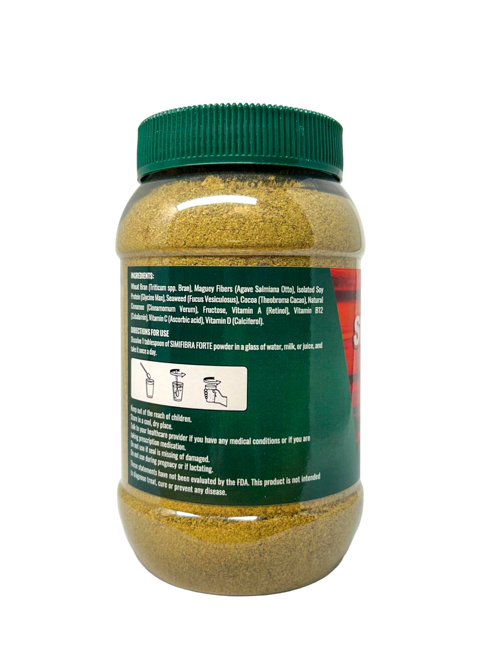 Easy-mix powder: dissolve SIMIFIBRA FORTE MX in water or your favorite beverage