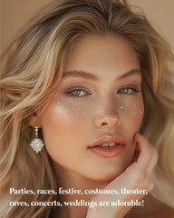 Easy-apply Simpilos glitter patches with peel-and-press routine