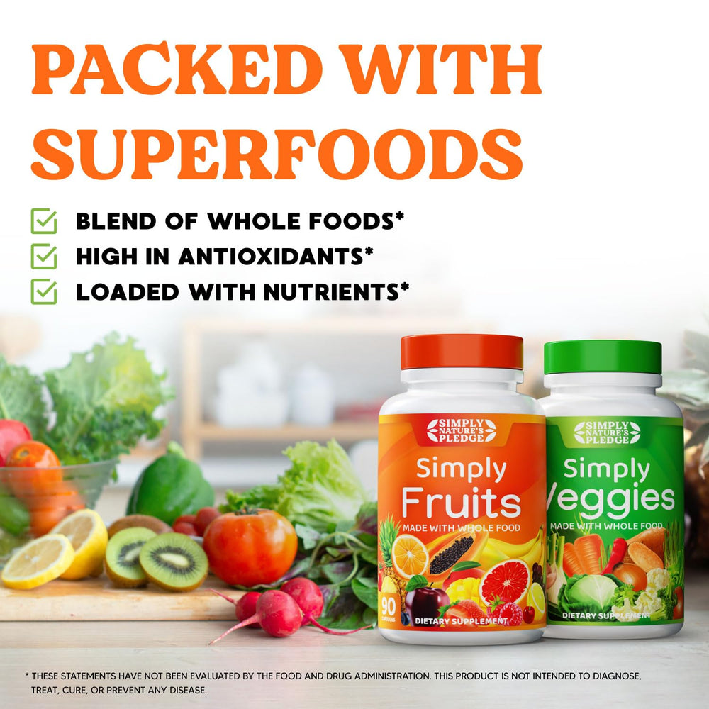 Simply Nature's Pledge bottle on kitchen shelf for wellness.