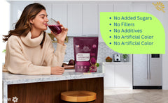 Single-serve sachets packaging for Beets Superfoods Blended Powder Juice