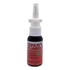 Sinus Plumber Headache Nasal Spray dispensing action demonstrates simple use