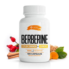SIRUNES Berberine100 bottle and label