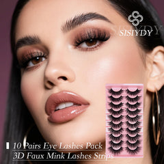 SISIYDY premium quality faux mink lashes for everyday wear.