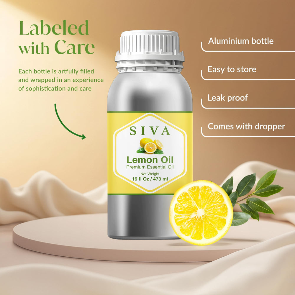 Lemon essential oil for skin care and facial nourishment