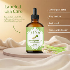 Lemongrass oil for hair care and scalp massage