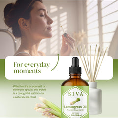 Distillation and ingredients of SIVA Lemongrass Oil