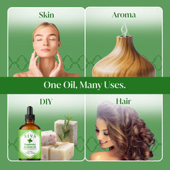 Peppermint Arvensis essential oil applied to skin