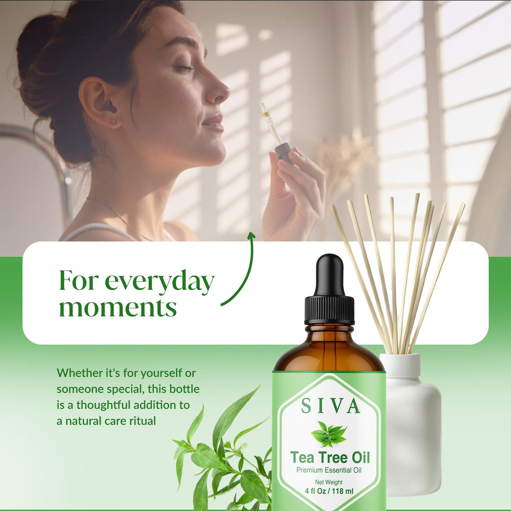Aromatherapy diffuser with tea tree oil
