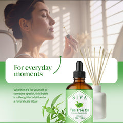 Aromatherapy diffuser with tea tree oil