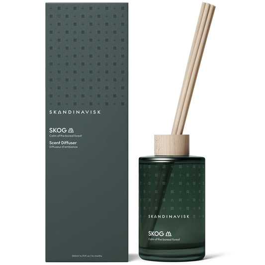 Skandinavisk Skog Forest diffuser bottle with beechwood ring